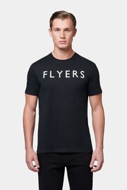 Flyers Mens Classic Fit Text T-Shirt - Image 1 of 8