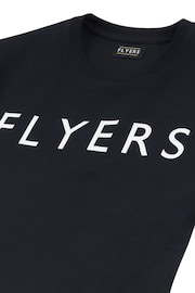 Flyers Mens Classic Fit Text T-Shirt - Image 8 of 8