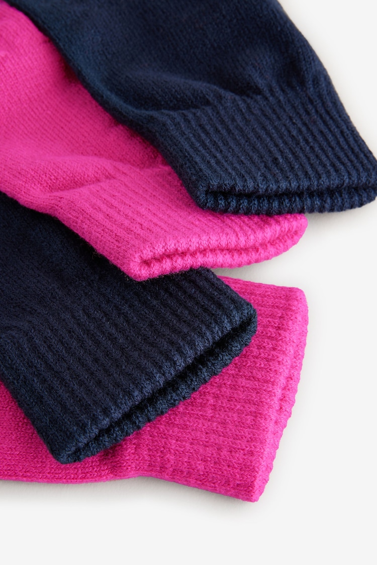 Pink/Navy Blue Magic Touchscreen Gloves 2 Pack - Image 5 of 5