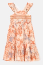 Angel & Rocket Orange April Pastel Tie Dye Dress - Image 3 of 5