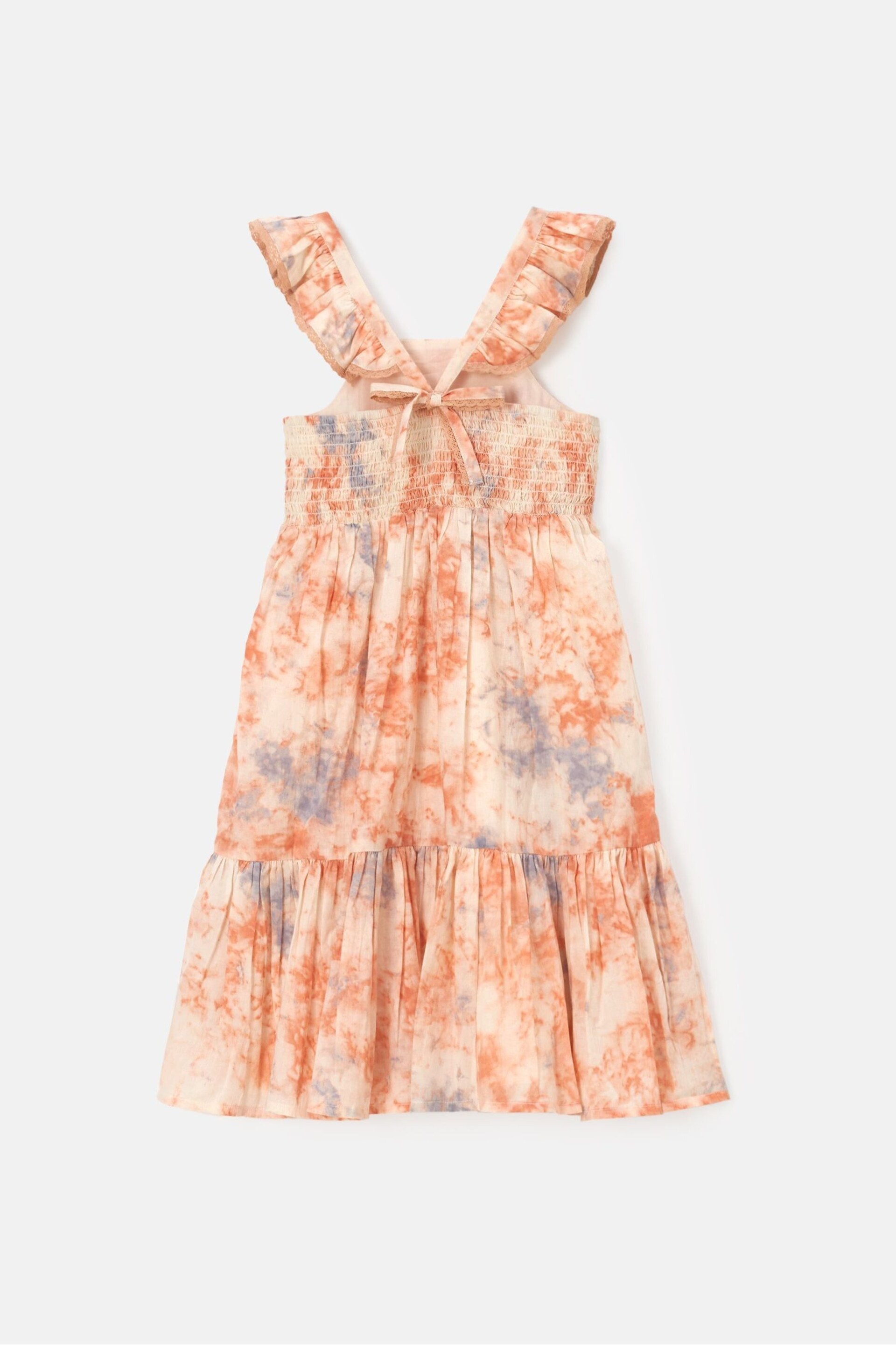 Angel & Rocket Orange April Pastel Tie Dye Dress - Image 4 of 5