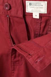 Mountain Warehouse Red Mens Lakeside 100% Cotton Cargo Shorts - Image 5 of 5