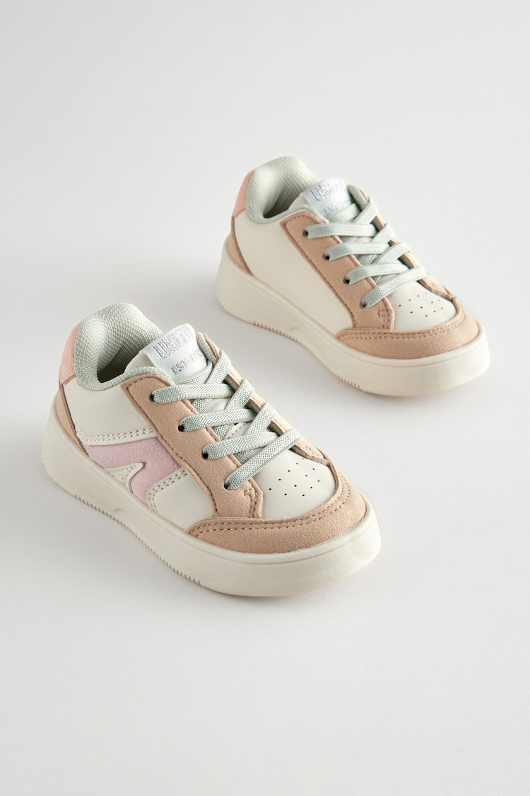 Multi Chunky Elastic Lace-Up Trainers - Image 1 of 5