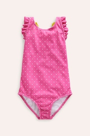 Boden Pink Fun Appliqué Swimsuit - Image 1 of 4