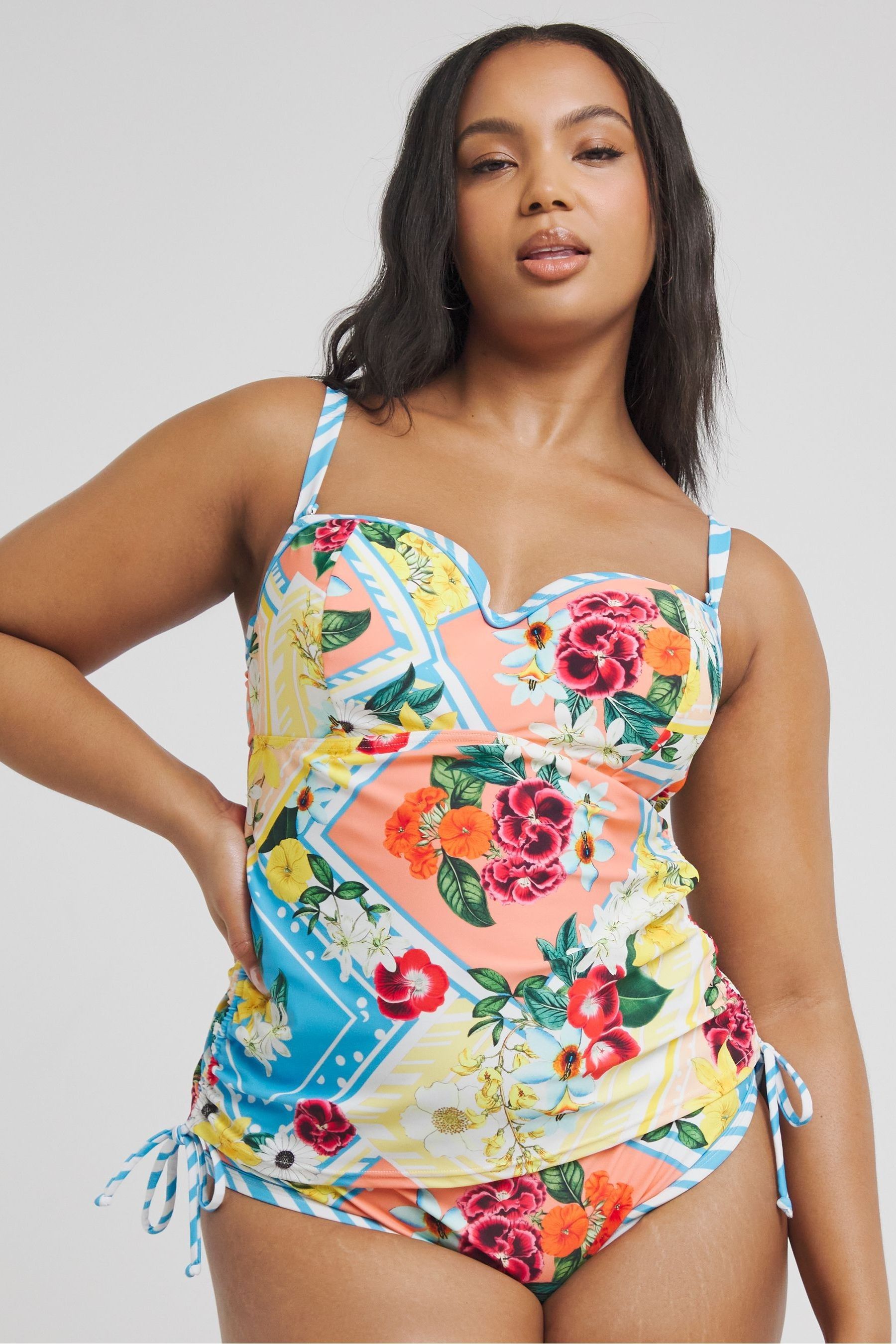 Buy Figleaves Bandeau Tankini Multi Top from the Next UK online shop
