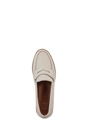 Dune London Cream Ginelli Flexi Sole Penny Loafers - Image 6 of 6