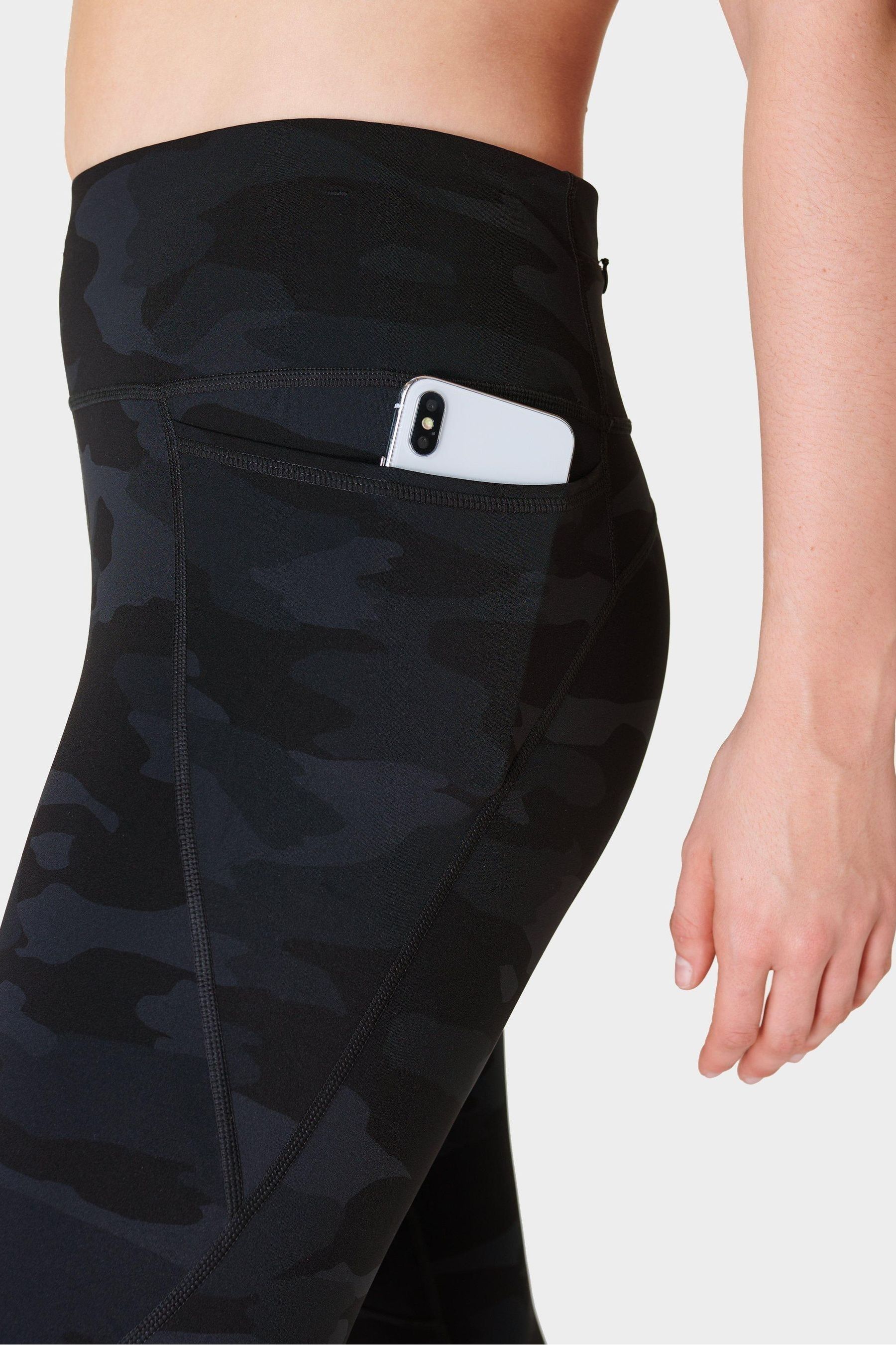 Black camo print leggings cheap