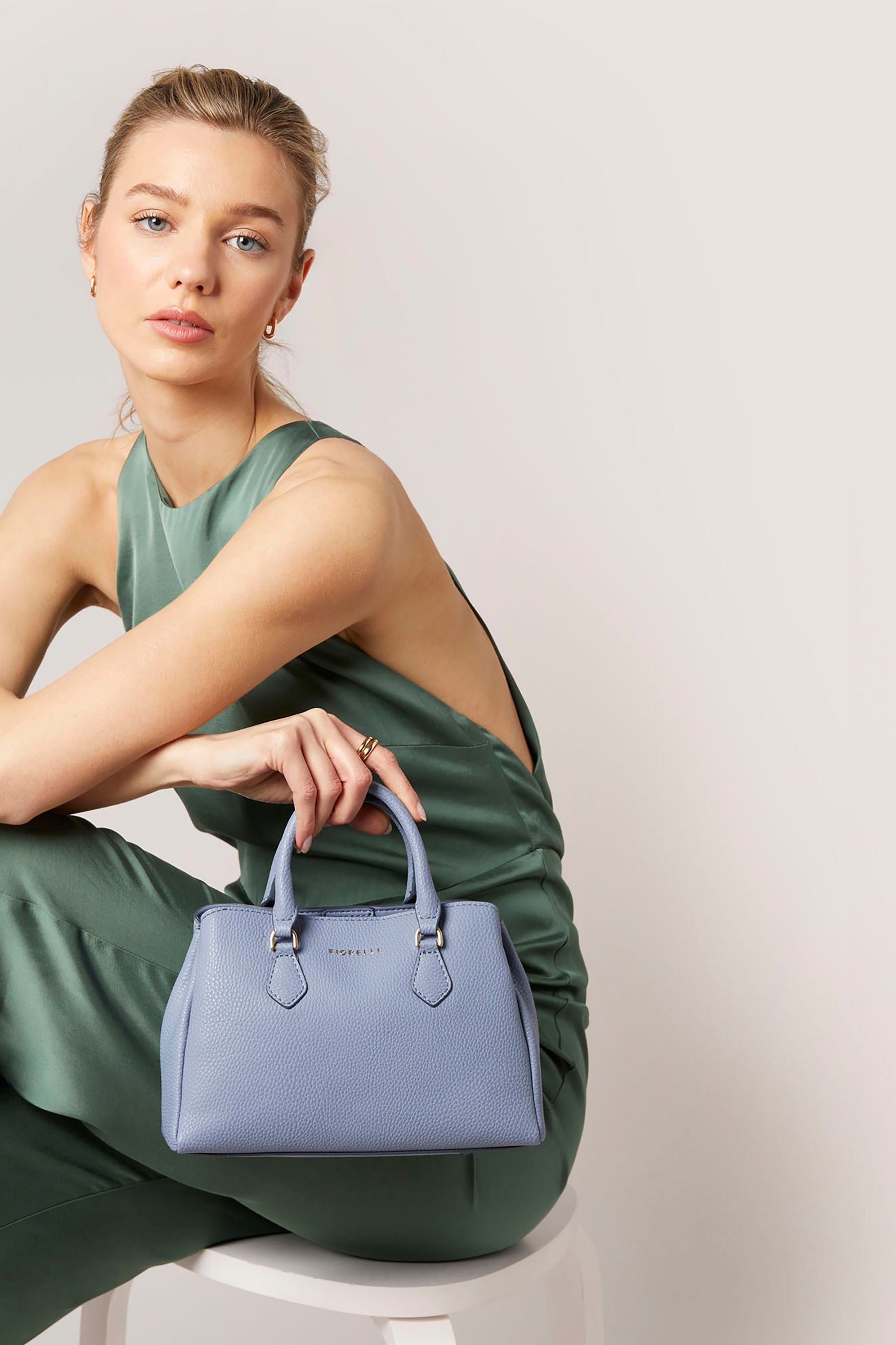 Buy Fiorelli Blue Paloma Mini Grab Plain Bag from the Next UK online shop