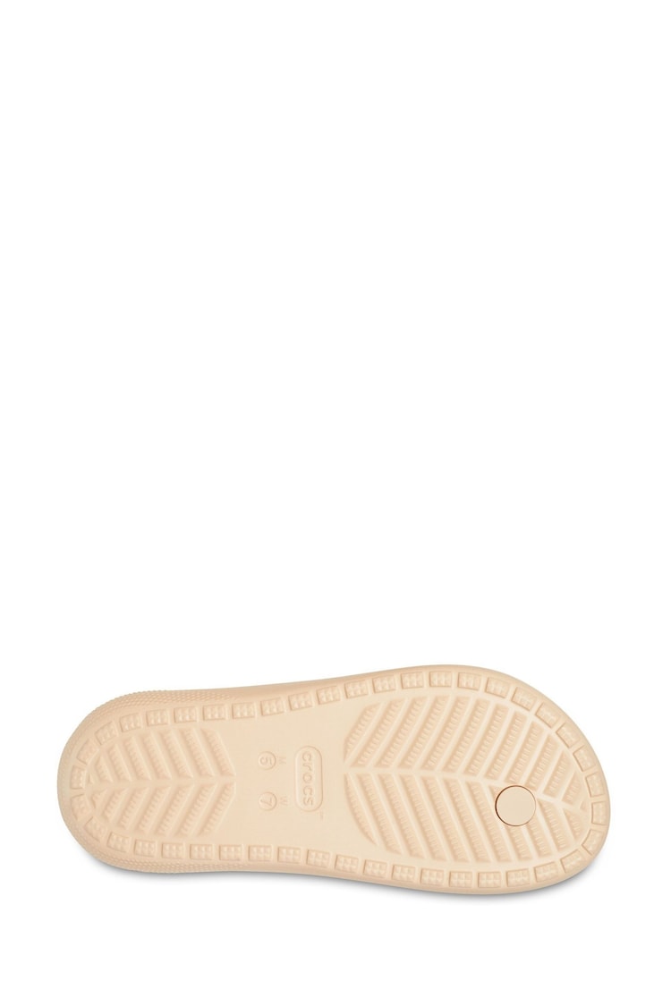 Crocs Cream Classic Flip Flop Sandals - Image 6 of 6