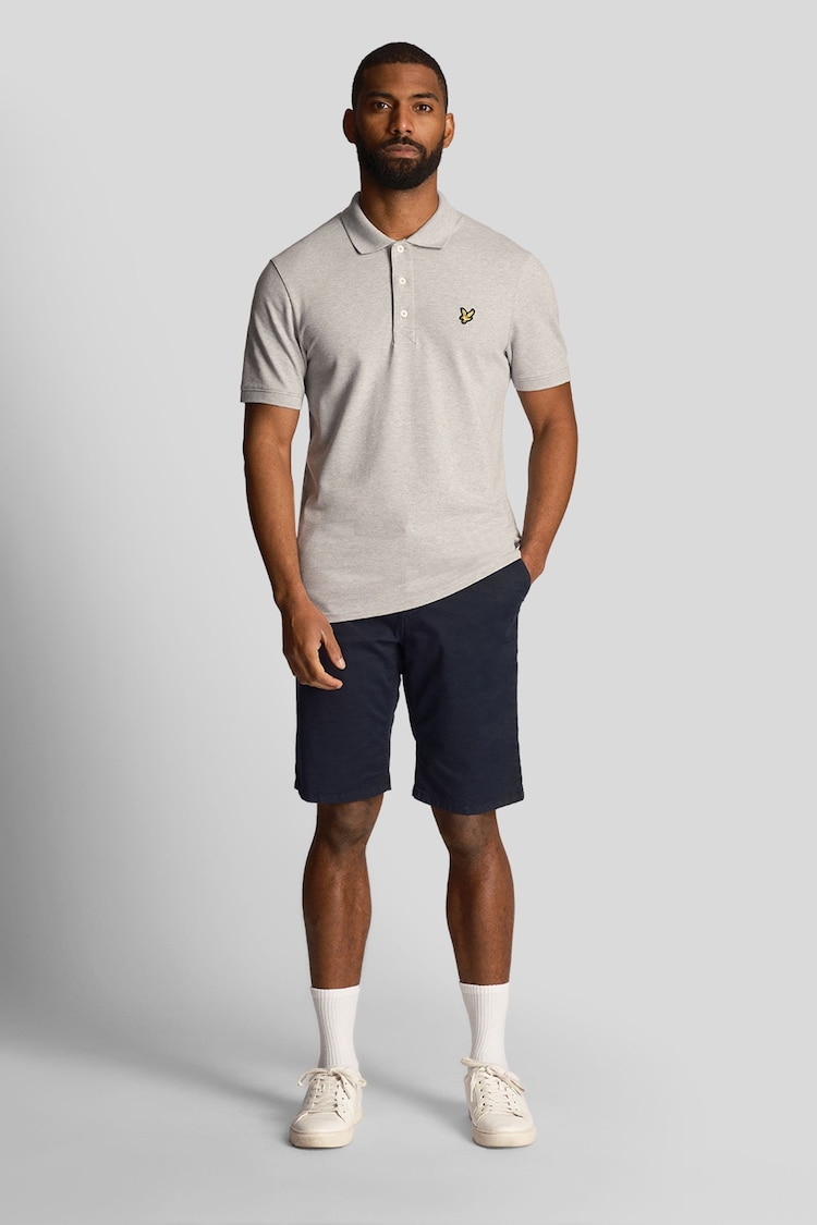 Lyle & Scott Blue Plain Polo Shirt - Image 1 of 4