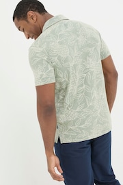 FatFace Green Truro Leaf Jersey Shirt - Image 2 of 5