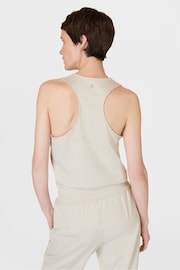 Sweaty Betty Creme Beige Marl Gaia Yoga Tank - Image 3 of 7