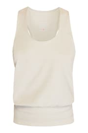 Sweaty Betty Creme Beige Marl Gaia Yoga Tank - Image 7 of 7