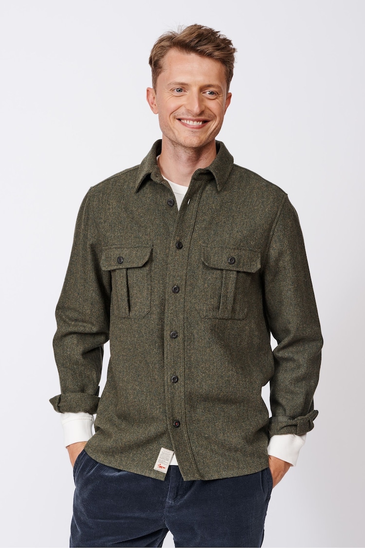 Aubin Ravendale Wool Overshirt - Image 1 of 5