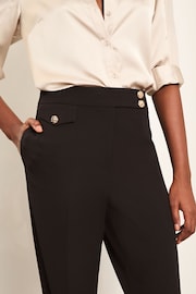 Lipsy Black Pocket Detail Tapered Trousers - Image 3 of 4