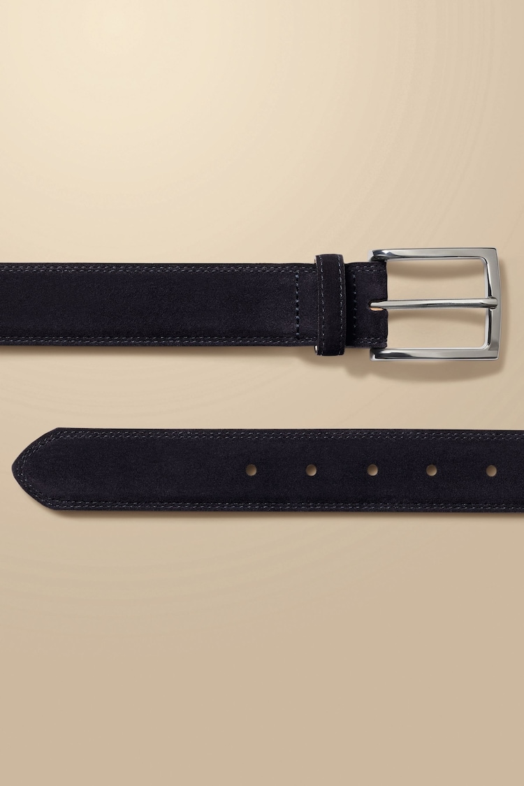 Charles Tyrwhitt Blue Suede Made In England Belt - Image 1 of 2