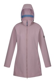 Regatta Purple Carisbrooke Longline Softshell Jacket - Image 7 of 9