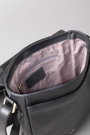 Lakeland Leather Keswick Medium Leather Messenger Bag In - Image 7 of 7
