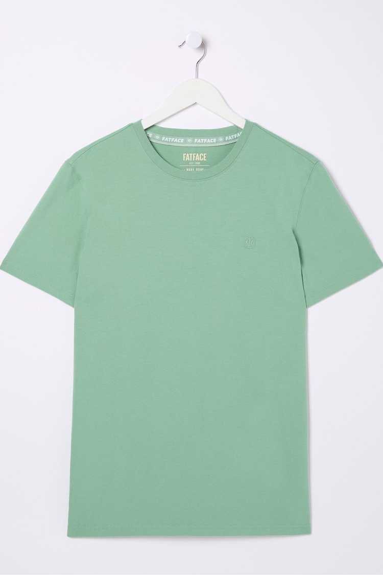 FatFace Lulworth Green Crew T-Shirt - Image 5 of 5