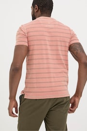 FatFace Orange Stripe T-Shirt - Image 2 of 6