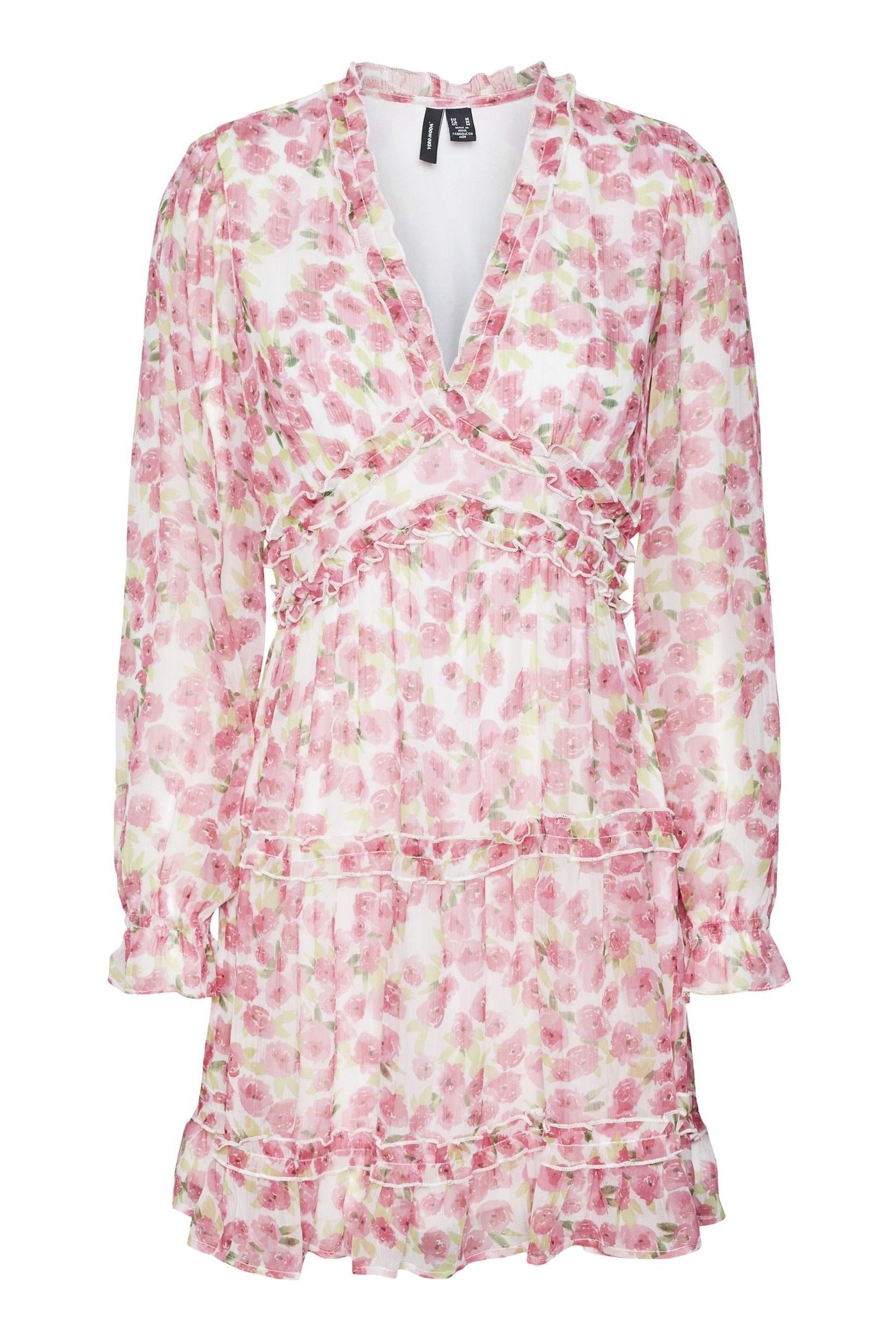 Vero moda pink dress store