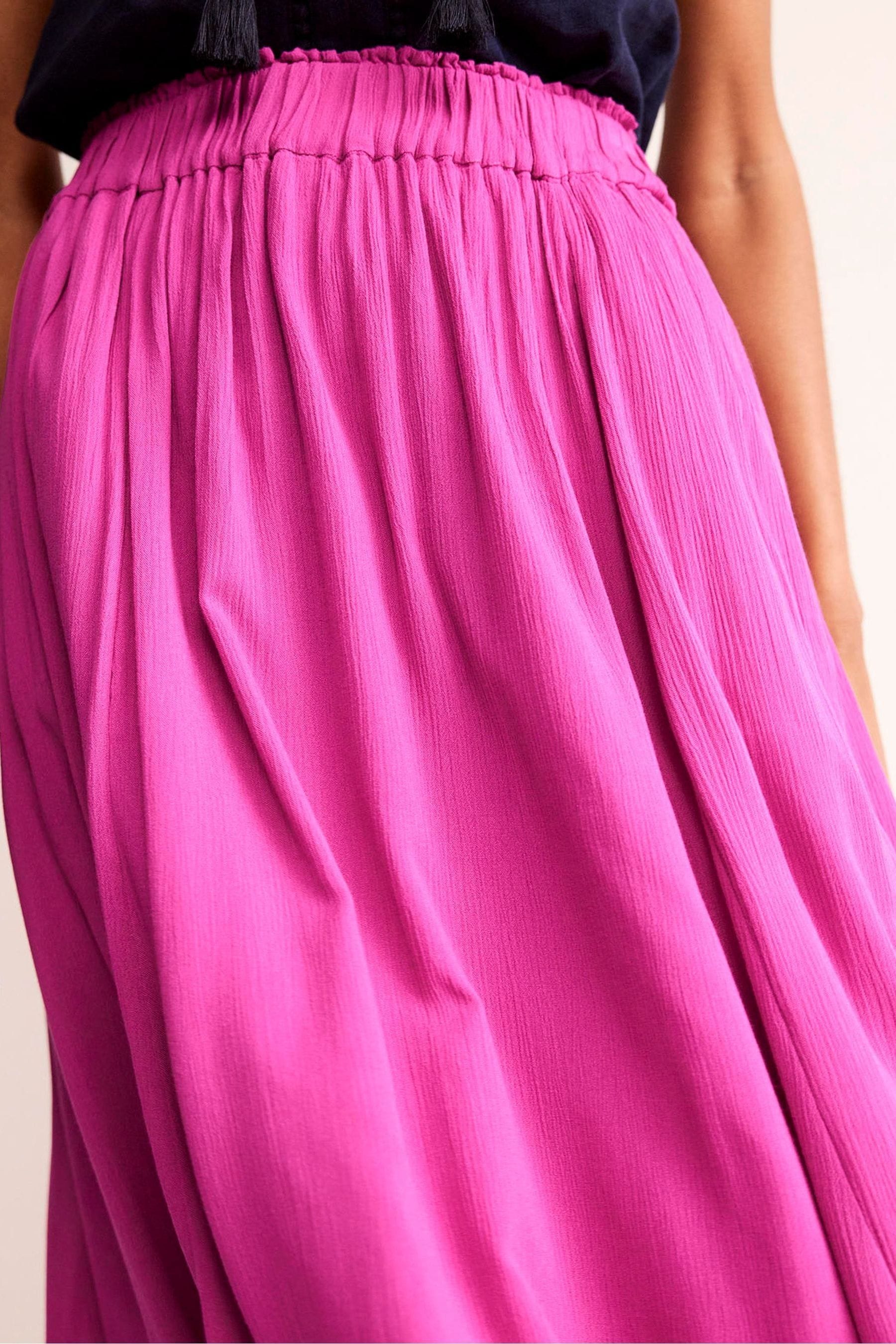 Boden pink pleated skirt store