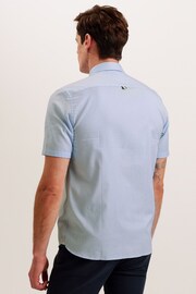 Ted Baker Blue Regular Aldgte Premium Oxford Shirt - Image 2 of 7