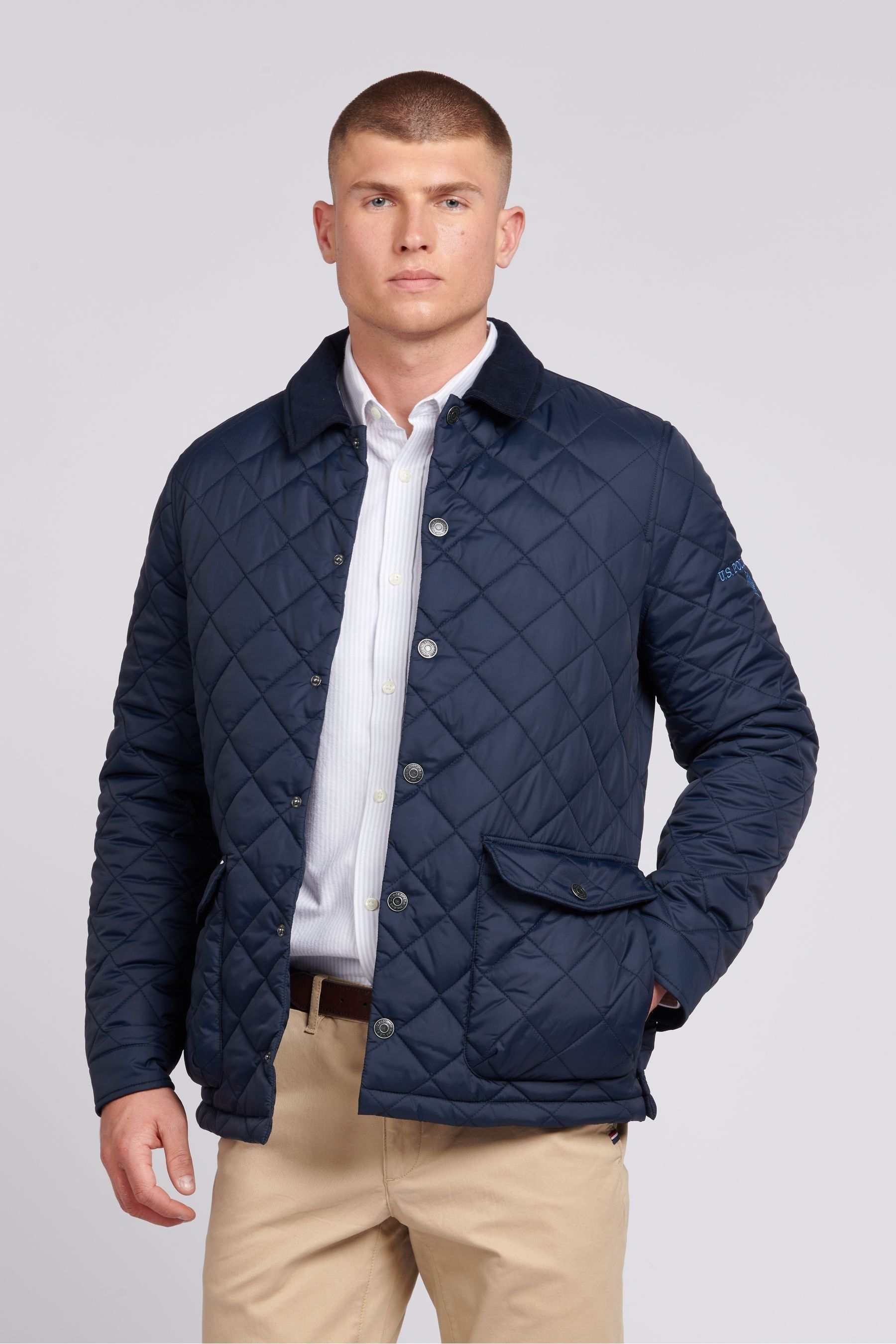 Us polo assn quilted jacket top