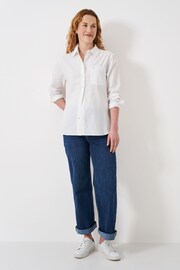 Crew Clothing Long Sleeve Relaxed Fit Linen Shirt - Image 3 of 4