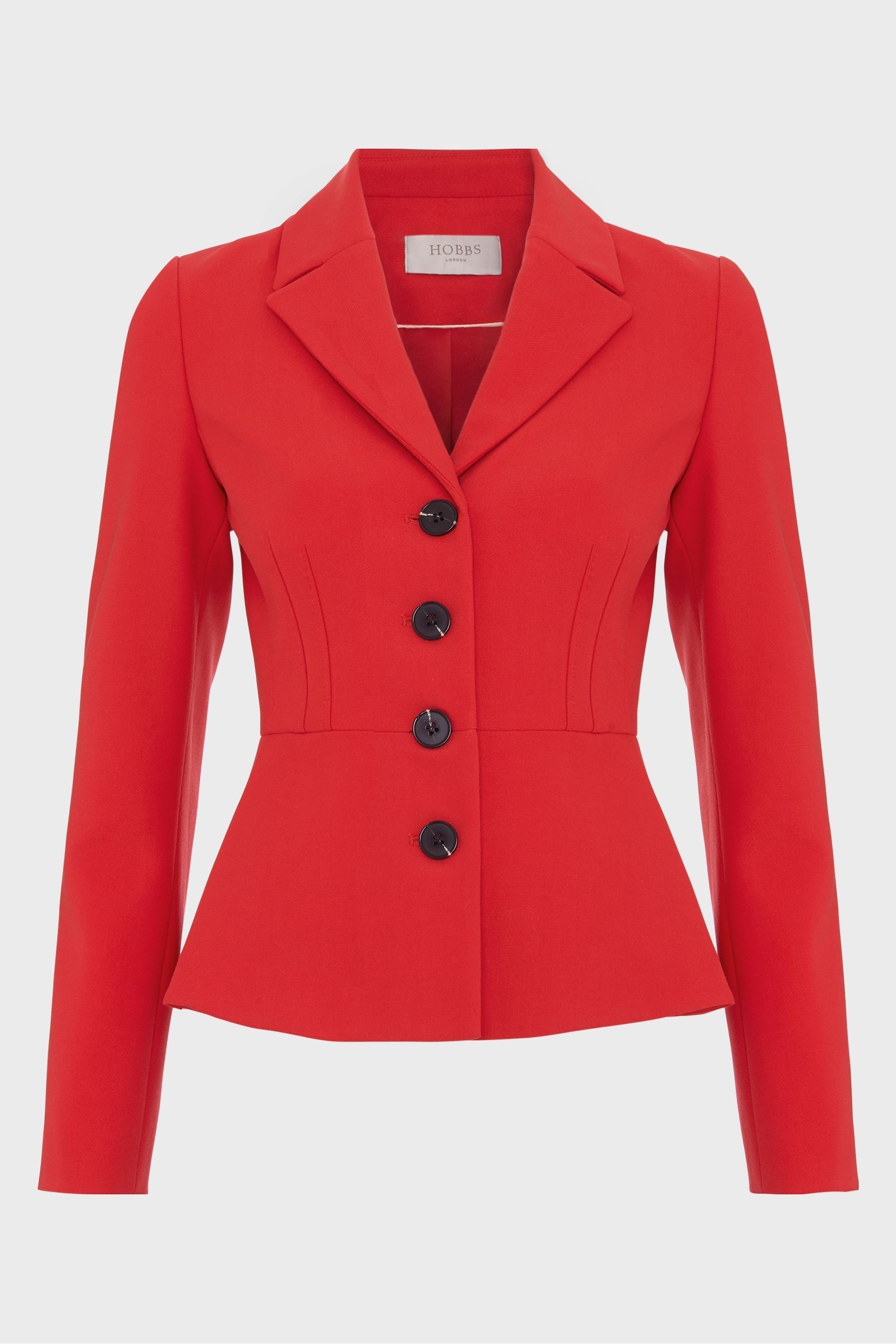 Hobbs red jacket shop