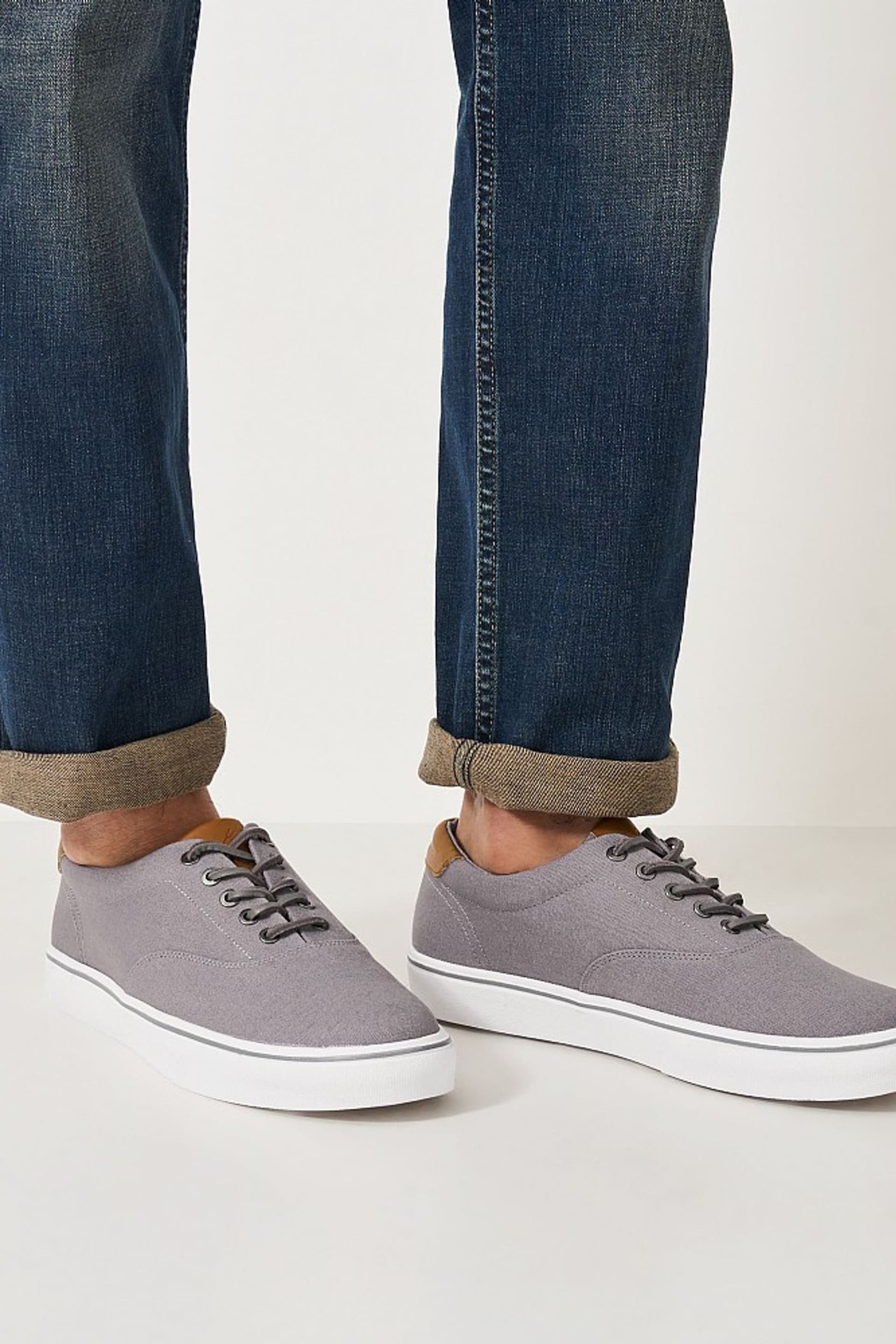 Crew Clothing Oxford Canvas Trainers - Image 1 of 5