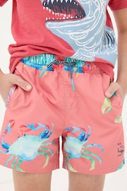 FatFace Coral Pattern Swim Shorts - Image 2 of 4