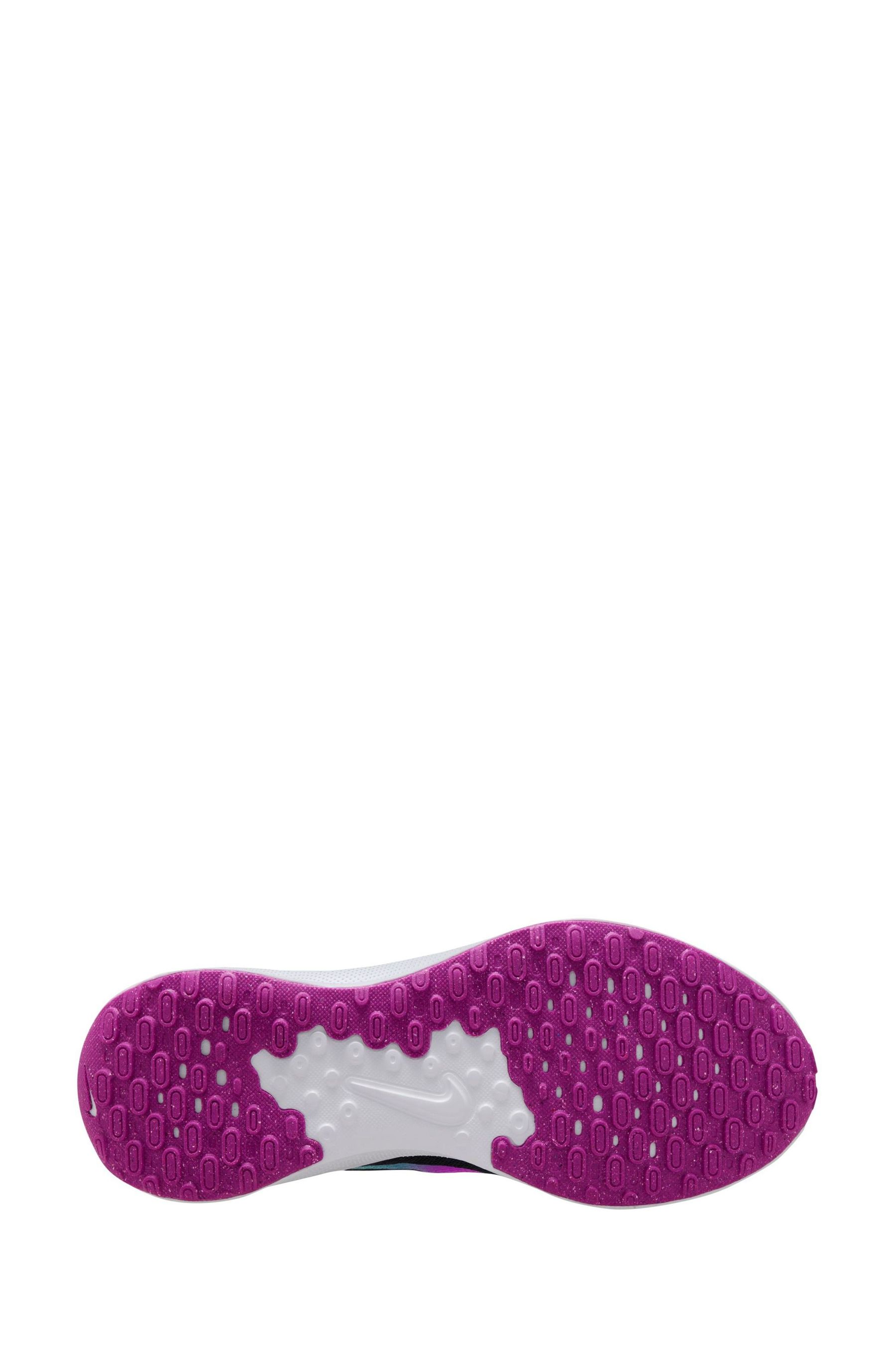 Buy Nike Black Purple Revolution 7 Road Running Trainers from the Next UK online shop