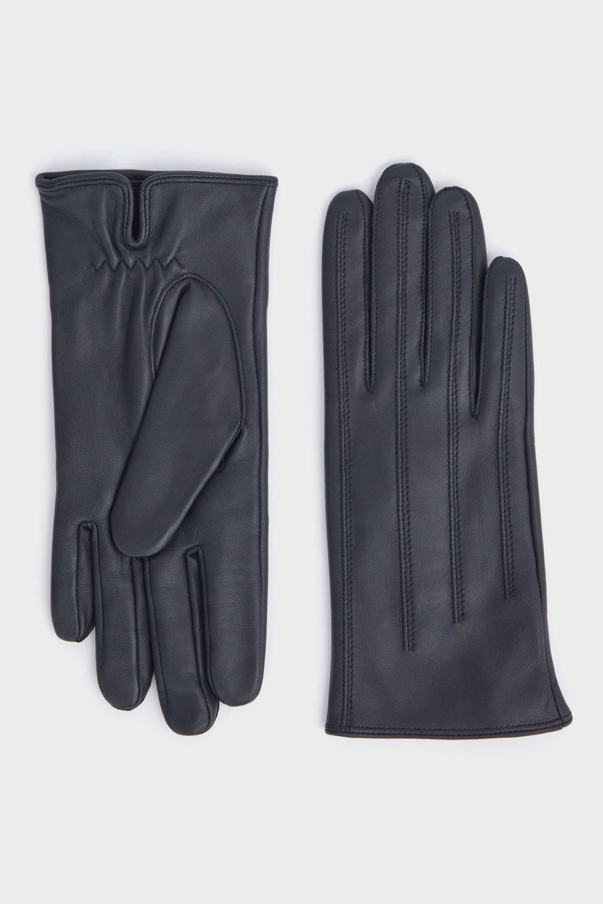 Osprey London Blue The Lila Leather Gloves - Image 1 of 4