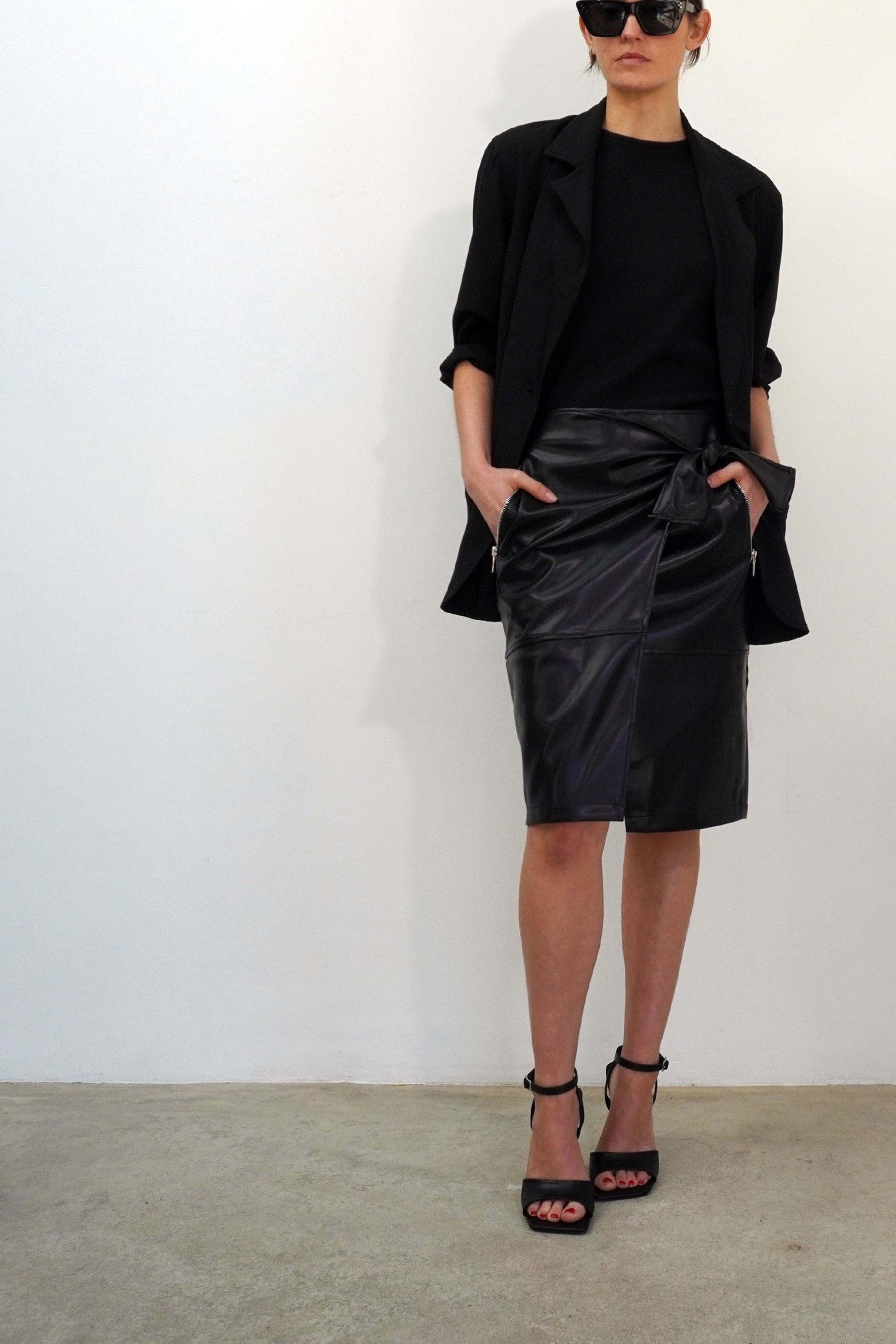 Religion wrap midi skirt hot sale