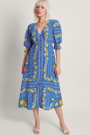 Monsoon Blue Paloma Tea Dress - Image 3 of 5