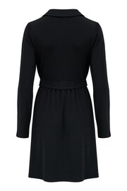 Pour Moi Black Bria Belted Slinky Recycled Stretch Dress - Image 4 of 4