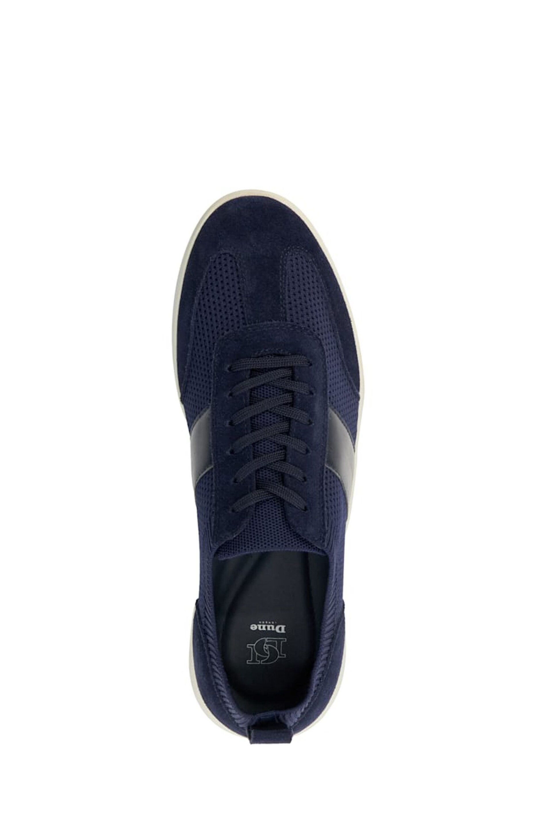 Dune London Blue Trailing Knitted Runner Trainers - Image 5 of 5