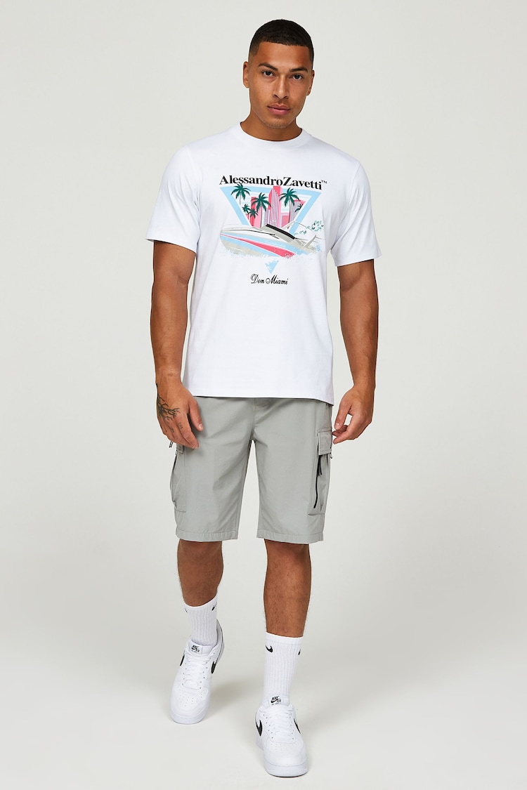 Alessandro Zavetti 100% Cotton Vice White T-Shirt - Image 2 of 6