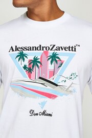 Alessandro Zavetti Vice White T-Shirt - Image 6 of 6