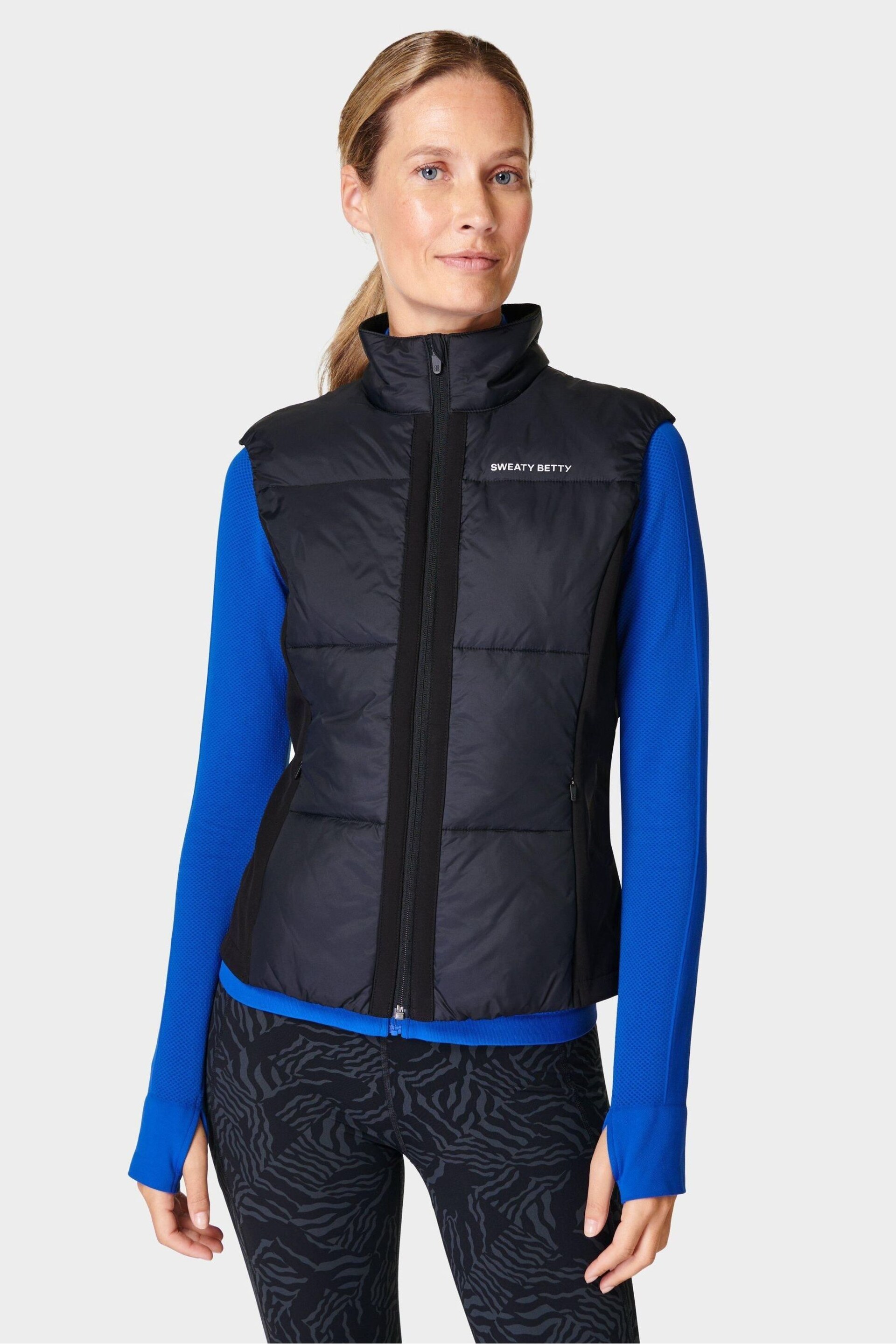 Sweaty Betty Black Accelerate Elite Gilet - Image 1 of 7