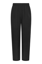 Yours Curve Black Elasticated Wide Leg Trousers - Image 5 of 5