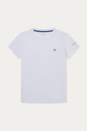 Hackett London Older Boys Short Sleeve White T-Shirt - Image 1 of 3