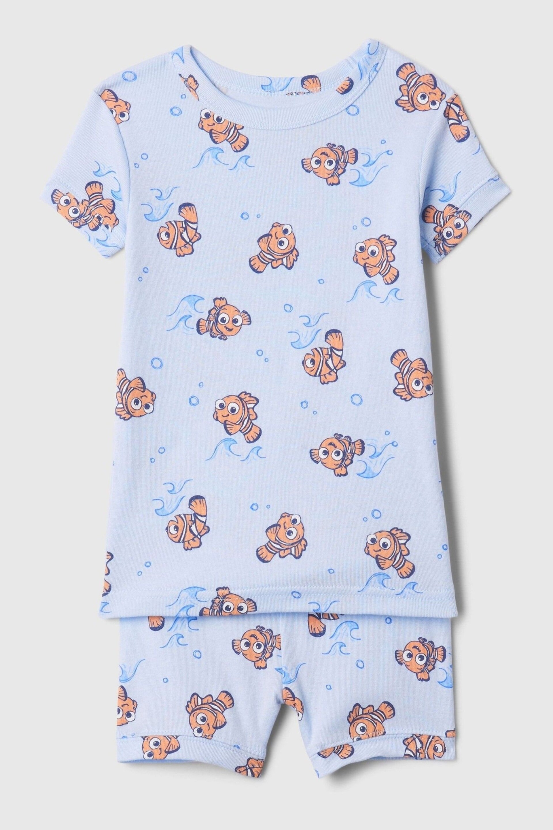 Gap Blue Disney Finding Nemo Organic Cotton Pyjama Set (6mths-5yrs) - Image 1 of 2