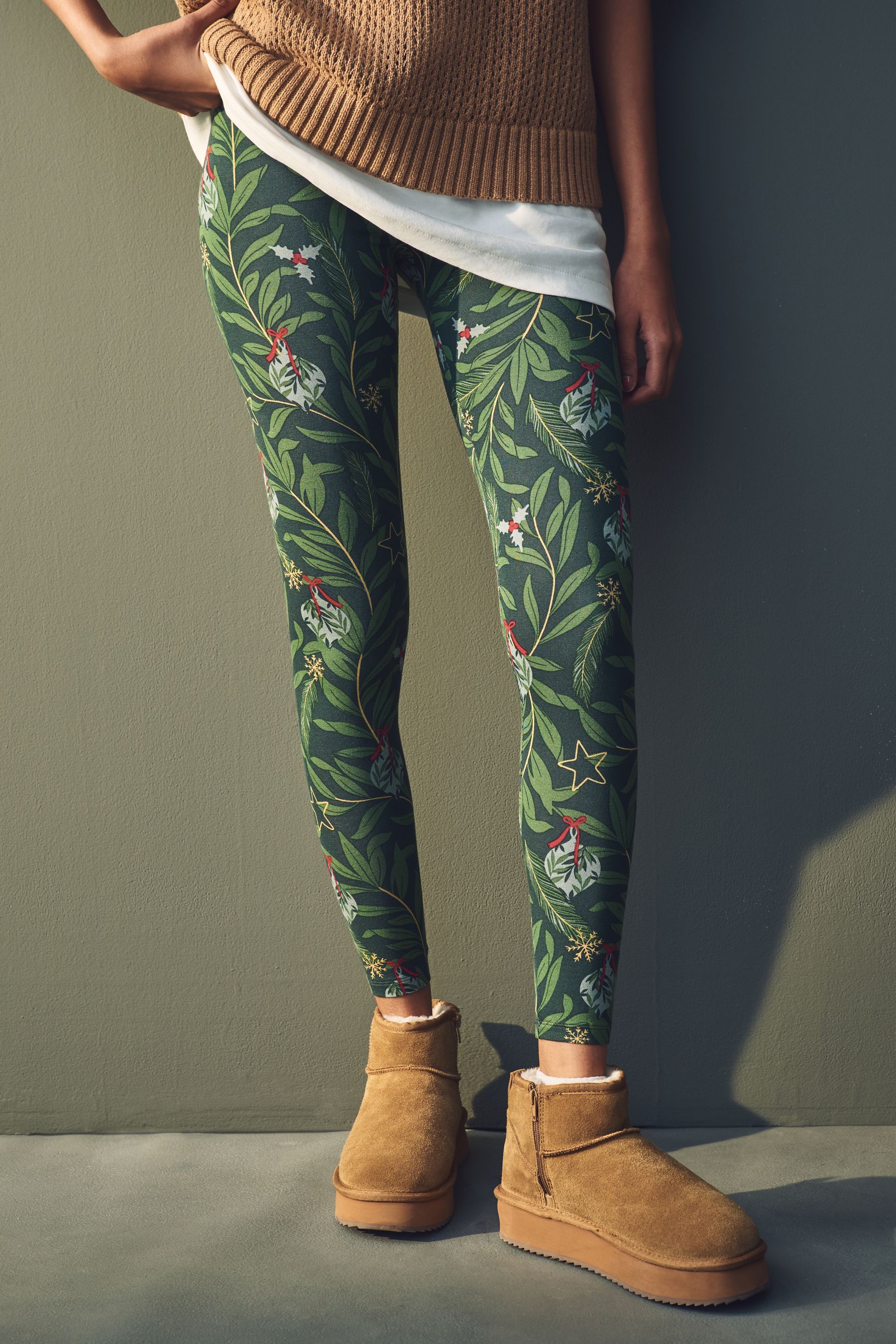 Next christmas leggings hot sale