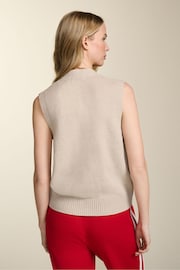 Baukjen Cream Anita Recycled Wool Vest - Image 3 of 5