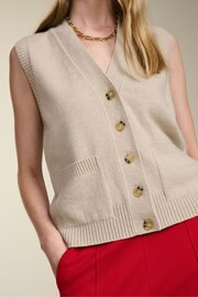 Baukjen Cream Anita Recycled Wool Vest - Image 4 of 5