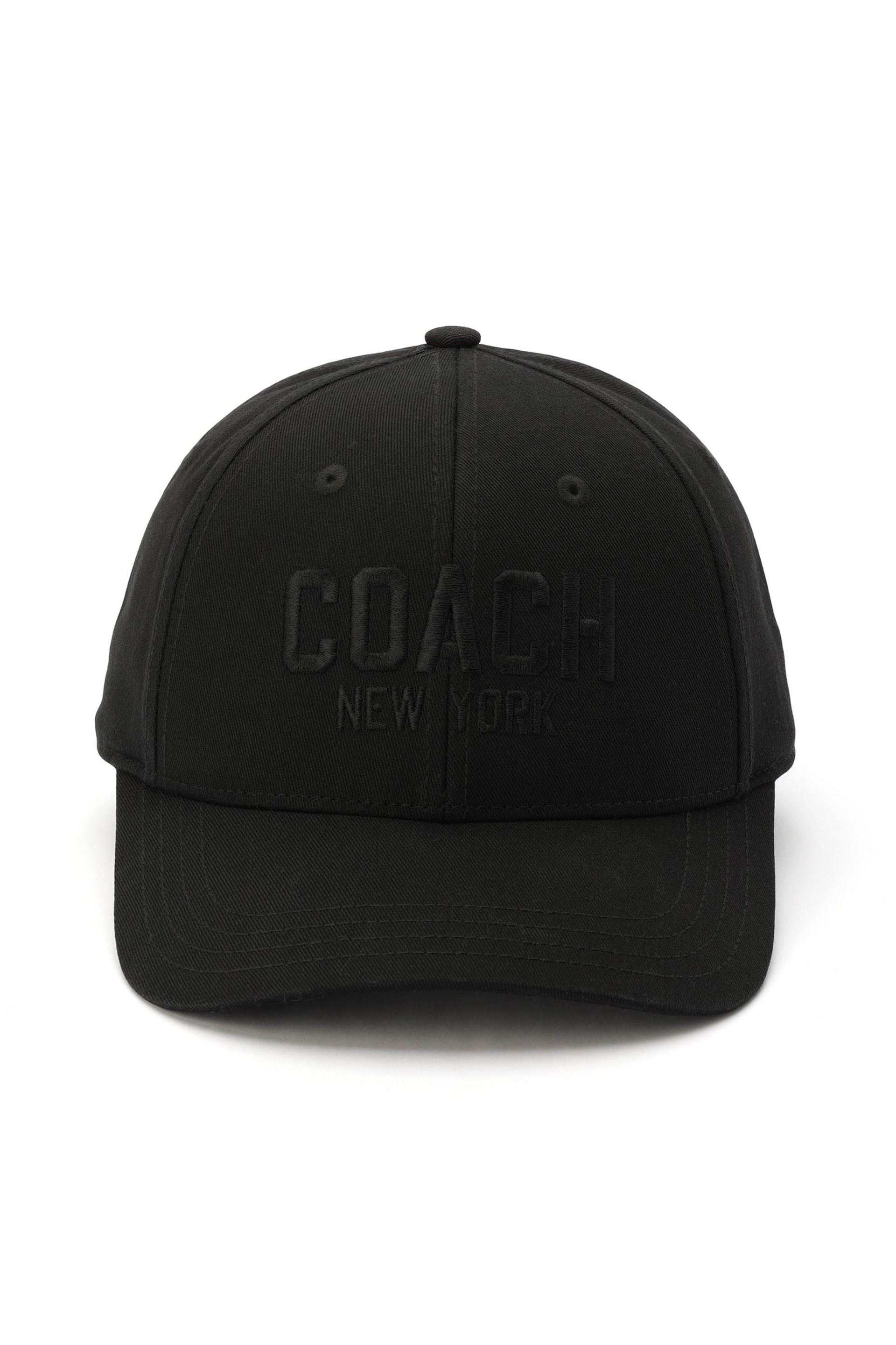 COACH Embroidered Black Baseball Hat - Image 1 of 1