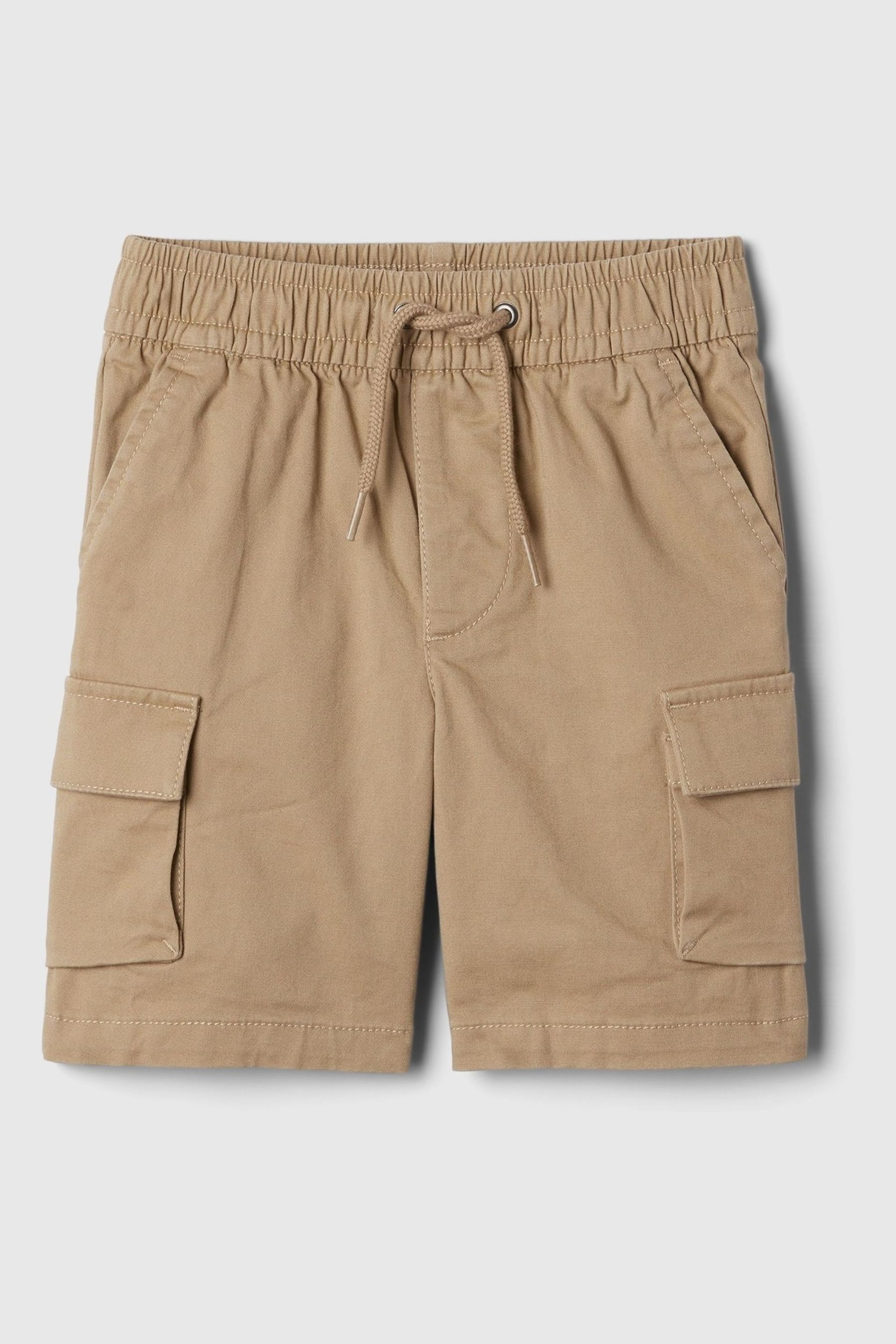 Gap Brown Cotton Twill Pull On Cargo Shorts (12mths-5yrs) - Image 1 of 2