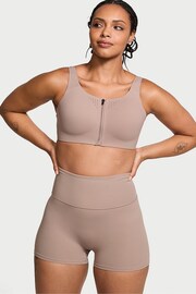 Victoria's Secret Candlelight Rose Nude Strappy Back Front Close VSX Featherweight™ Max High Support Sports Bra - Image 3 of 5